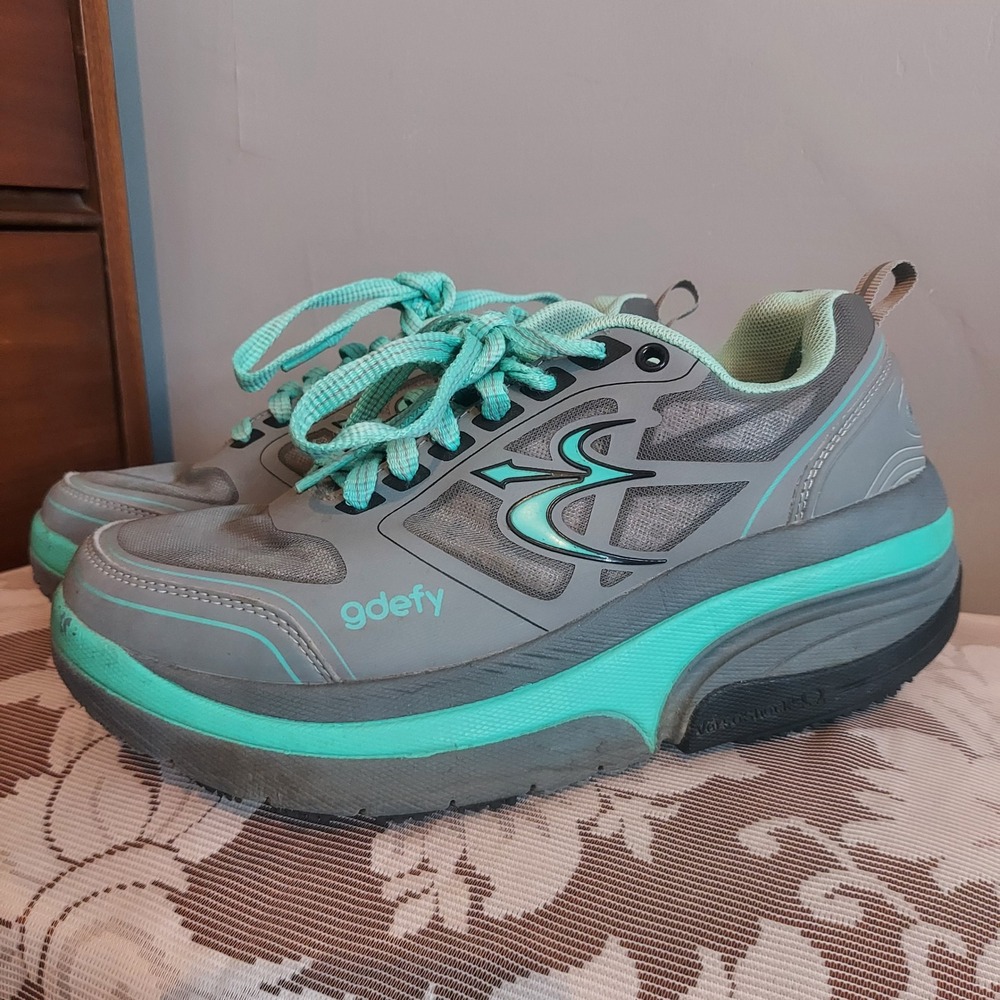 Gravity Defyer G-Defy Ion Wmn 7.5 Grey Teal VersoShock Running Shoes TB9022FGU-W